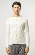 Maglia Uomo con Bottoni – panna