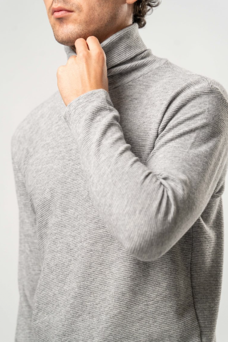 Maglia Dolcevita Uomo – Grigio