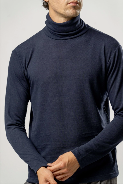 Maglia Dolcevita Uomo – BLU