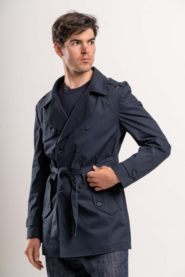 Trench BLU - Karl mommoo Homme