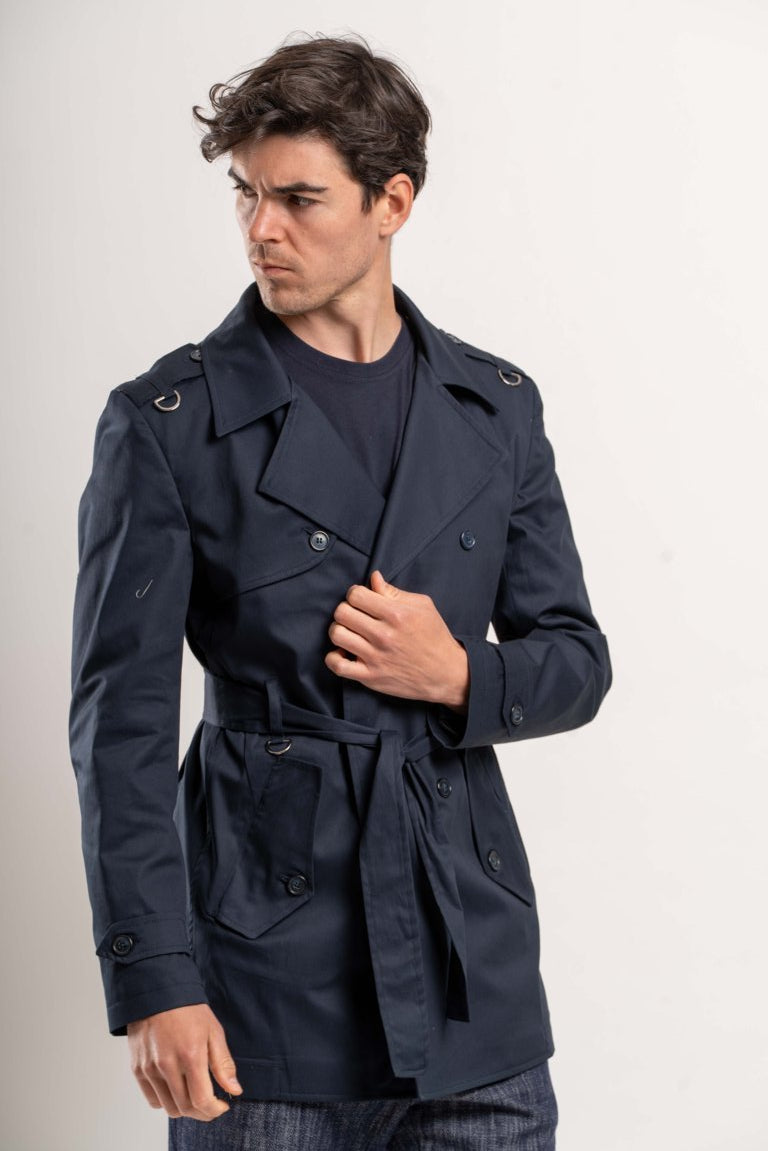 Trench BLU - Karl mommoo Homme