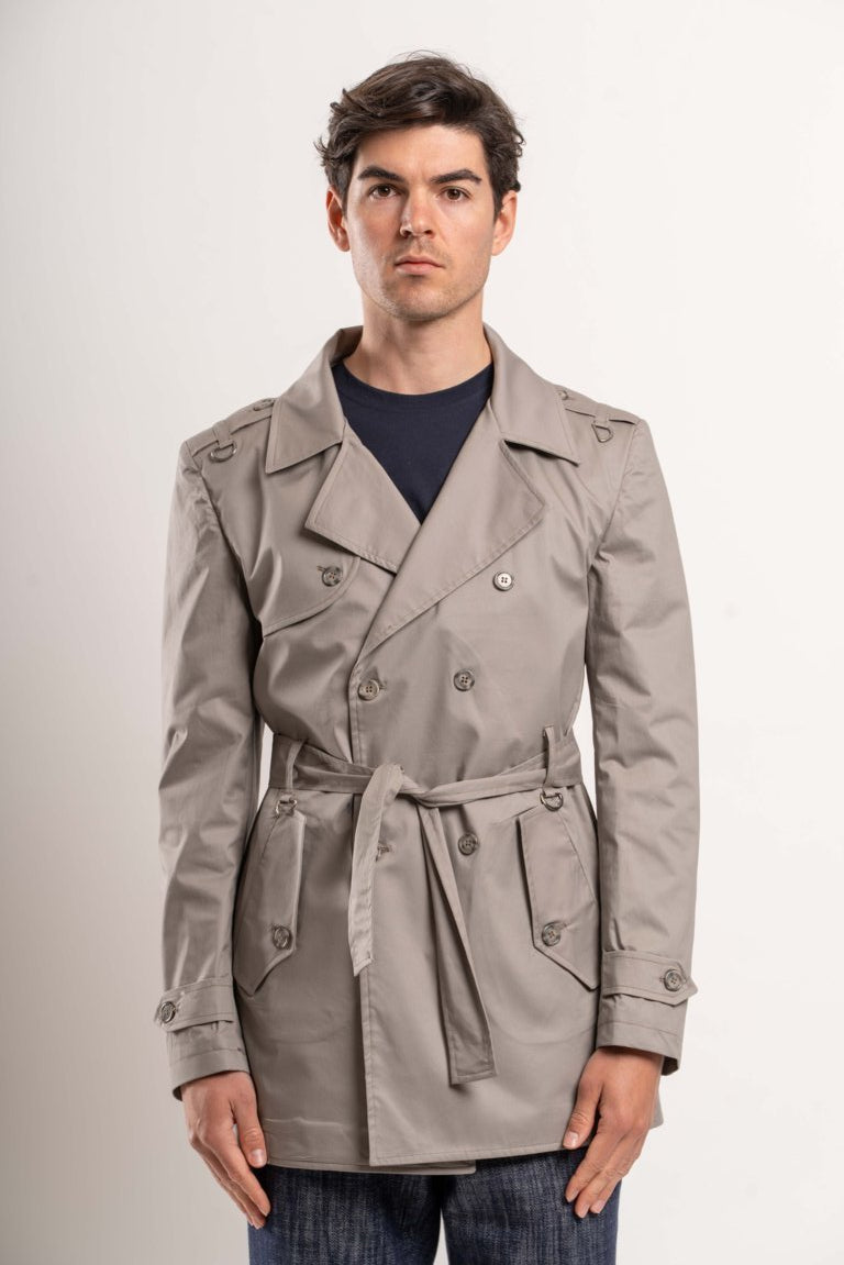 Trench Grigio - Karl mommoo Homme