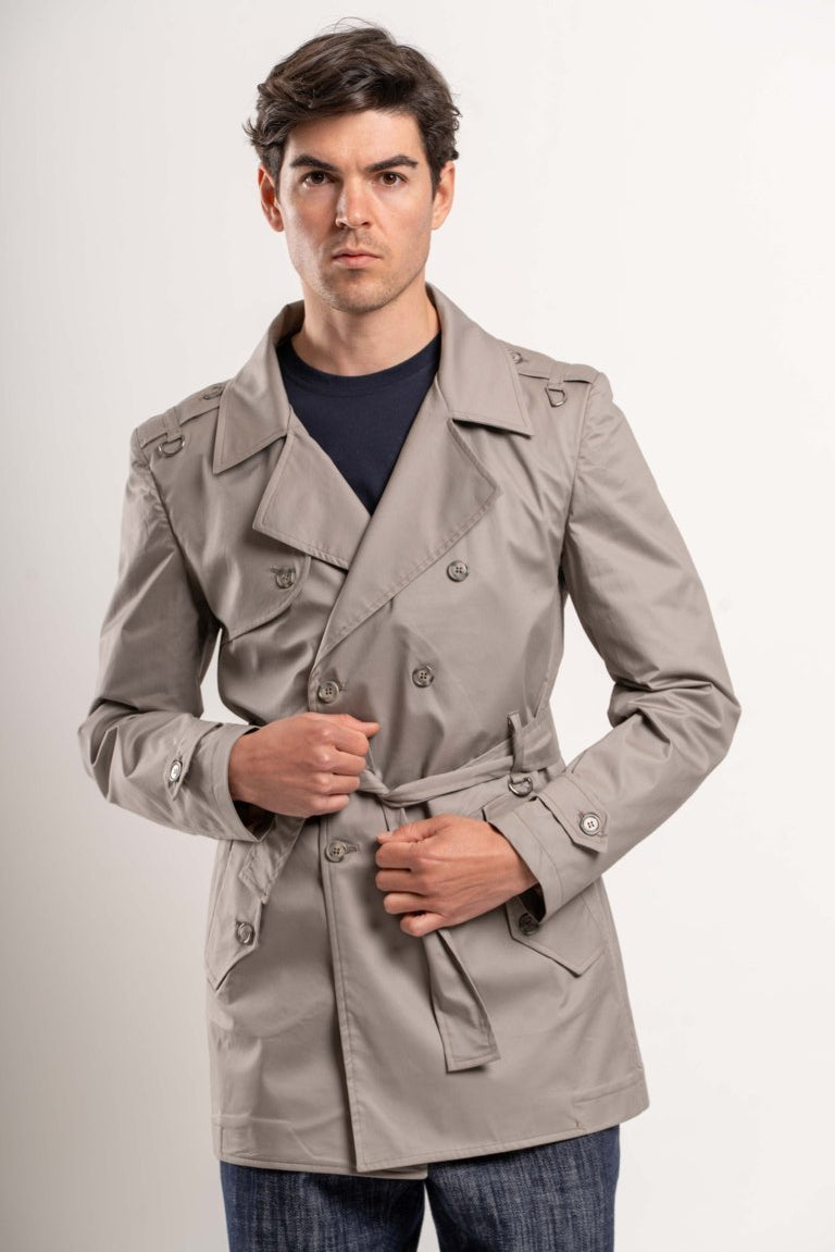 Trench Grigio - Karl mommoo Homme