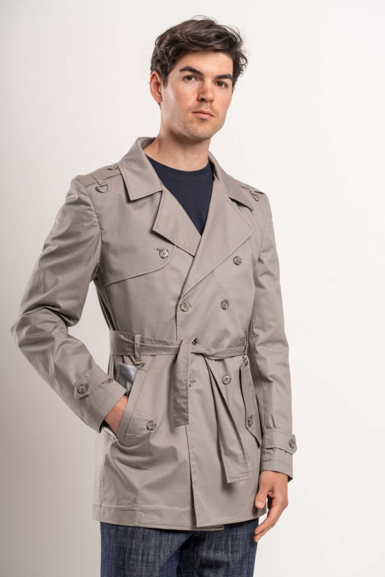 Trench Grigio - Karl mommoo Homme