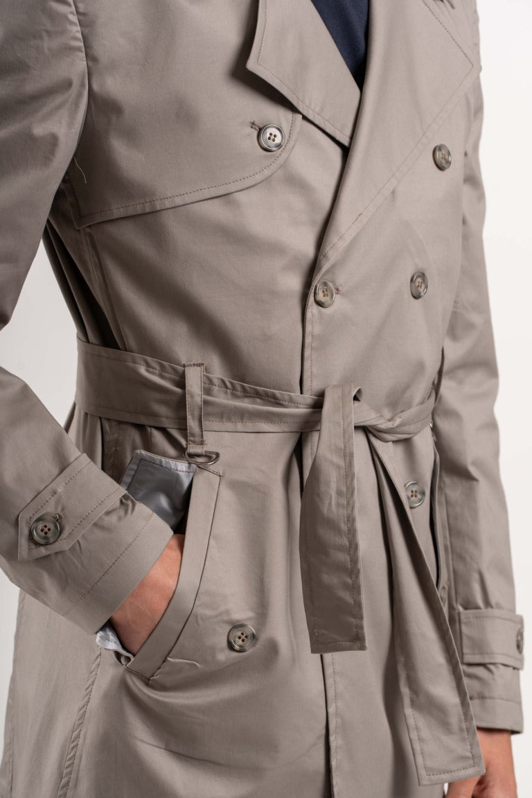 Trench Grigio - Karl mommoo Homme